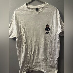 Gildan White Tee with Small Graphic UNISEX